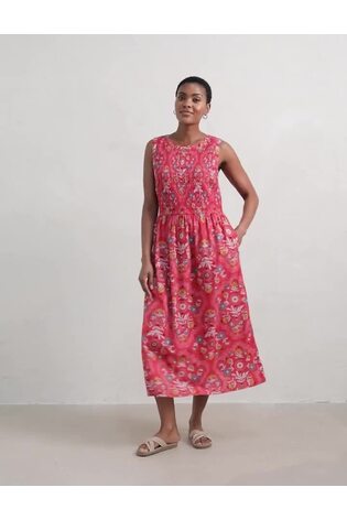 Seasalt Cornwall Red Sleeveless Meadowsweet Dress - Image 2 of 6