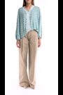 leem Brown Pleated Lateral Pockets Wide Leg Trouser - Image 2 of 4