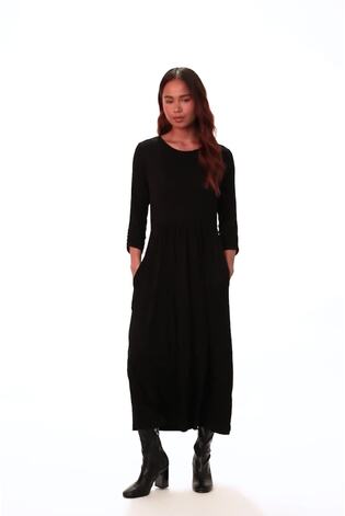 Roman Black Petite Stretch Jersey Midi Dress - Image 2 of 6