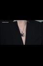 Karen Millen Leopard Print Pendant Necklace - Image 2 of 5