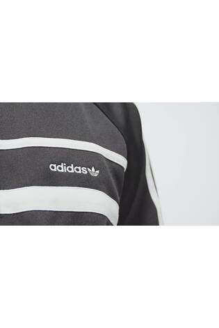 adidas Originals Black Grey The First Track Jackets - Image 2 of 7