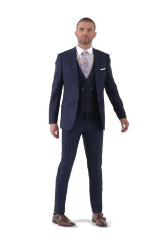 Skopes Blue Slim Harcourt Suit Jacket - Image 2 of 7