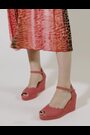 Jones Bootmaker Red Alejandra Espadrille Wedge Sandals - Image 2 of 7