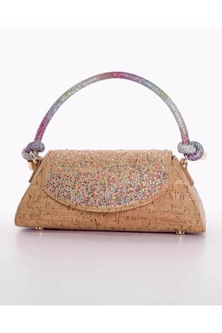 Dune London Natural Brynleys Embellished Top Handle Bag - Image 2 of 4