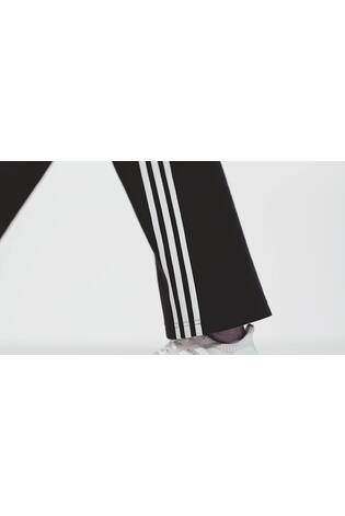 adidas Black Sportswear Future Icons 3-Stripes Open Hem Joggers