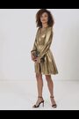 FatFace Natural Annabelle Metallic Dress - Image 2 of 7