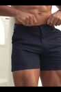 Tailored Athlete Navy Muscle Fit Chino Shorts - Image 2 of 7