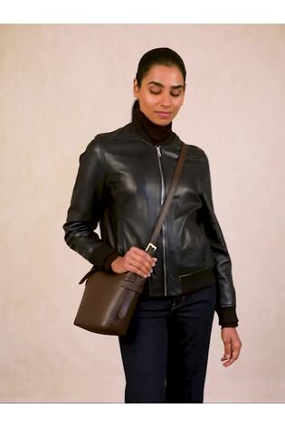 Lakeland Leather Brown Newby Cross-Body Bag - Image 2 of 9