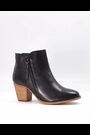 Dune London Black Wide Fit Paice Zip-Up Ankle Boots - Image 2 of 6