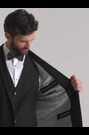 Skopes Black Tailored Fit Ronson Dinner Suit Jacket - Image 2 of 6