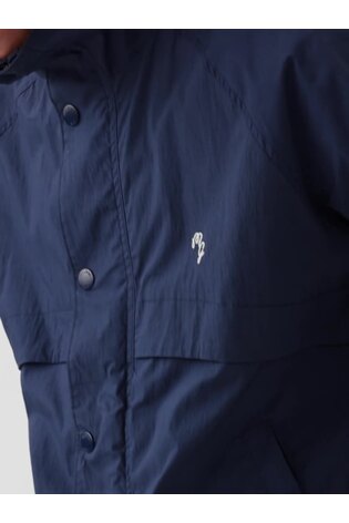 Gap x Malbon Navy Textured Poplin Baggy Shorts - Image 2 of 10