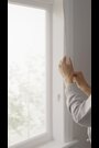 Light Grey Ready Made Woven Day And Night Zebra Roller Blinds - Image 2 of 8