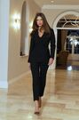 Sosandar Black Tie Side Blazer - Image 2 of 6