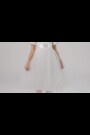 Angel & Rocket White/Ivory Celine Taffeta Tulle Bow Dress - Image 2 of 7