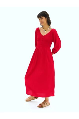 Rojo - FatFace Midi Dress - Imagen 2 de 5