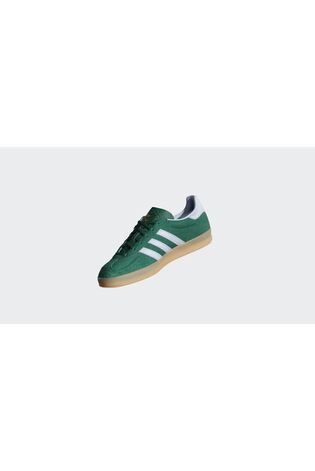 adidas gazelle silver green womens adidas Gazelle Indoor - Women's