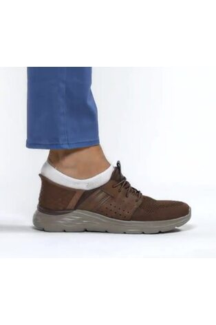 Skechers Brown Garner Newick Slip In Trainers - Image 2 of 6