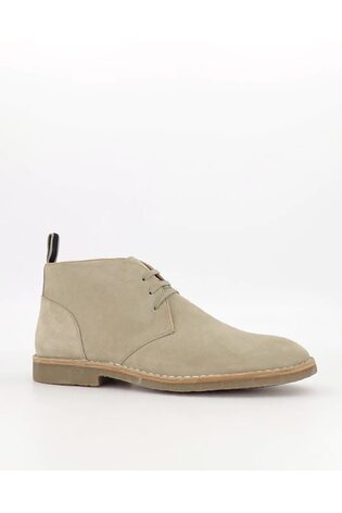 Dune London Natural Cashed Chukka Boots - Image 2 of 6