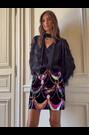 Love & Roses X V&A Multi Sequin Velvet Mini Skirt - Image 2 of 6