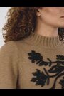 FatFace Camel Flower Embroidered Jumper - Image 2 of 2