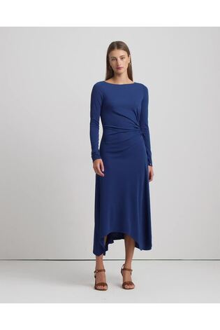Ralph lauren bell sleeve gown cheap