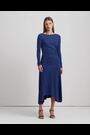 Lauren Ralph Lauren Indigo Blue Shelee Cutout Stretch Jersey Long Sleeve Dress - Image 2 of 7