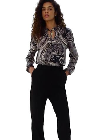 Negro - Roman Short Bootcut Stretch Trousers - Imagen 2 de 6