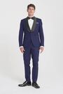 MOSS Blue Slim Fit Dresswear Suit: Jacket - Image 2 of 7