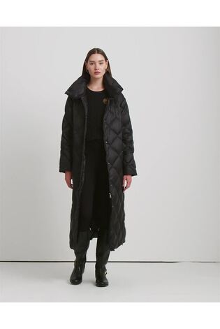 Lauren ralph lauren diamond quilted packable down maxi coat discount