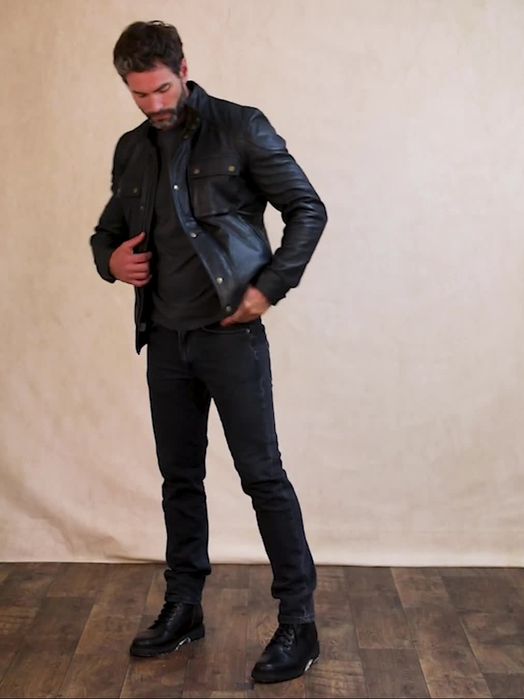 Buy Lakeland Leather Black Burnmoor Jacket from the Next UK online