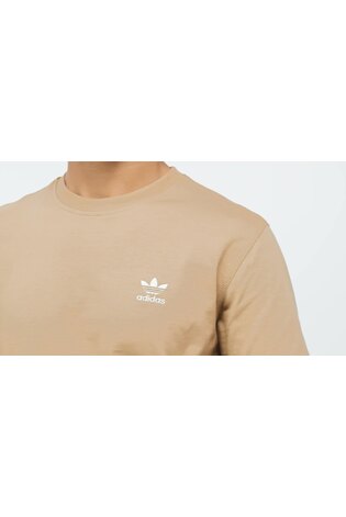 rjava - Majica s kratkimi rokavi adidas Originals Trefoil Essentials - Slika 2 iz 7