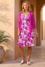 Roman Pink Textu Pointelle Detail Shrug - Image 2 of 5