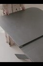 Grey Astoria Ceramic 6 to 8 Seater Extending Dining Table - Image 2 of 8