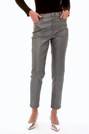 Roman Metallic Finish Mom Style Jeans - Image 2 of 6