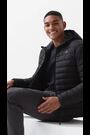Black Shower Resistant Lightweight Puffer Jacket - Image 2 of 11