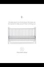 CuddleCo Grey Juliet Cot Bed - Image 2 of 7