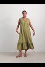 Seasalt Cornwall Green Tall Line Strokes Short Sleeve Dress - Image 2 of 6