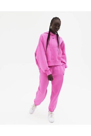 Nike swoosh joggers pink new arrivals