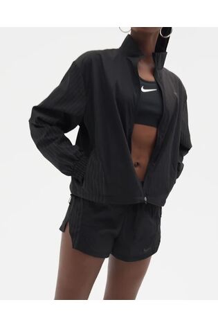 Nike running runway element reflective detail jacket in black hot sale