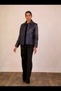Lakeland Leather Blue Newby Collared Jacket - Image 2 of 8