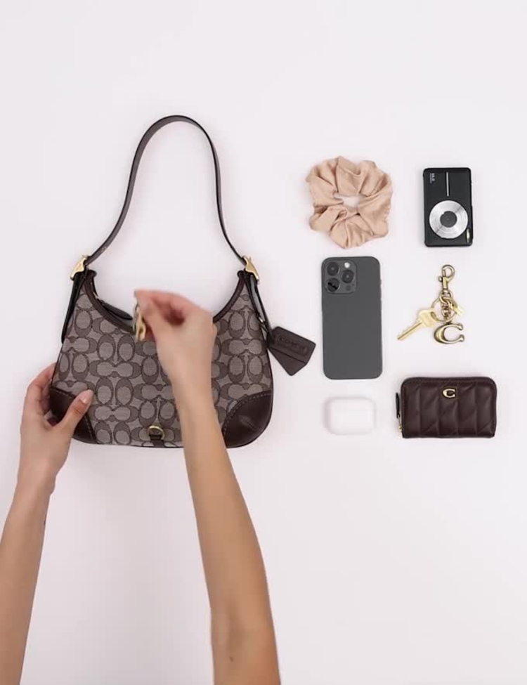 COACH Brown Hamptons Hobo Bag | Seasons