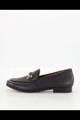 Dune London Black Wide Fit Grandeur Snaffle Slim Sole Loafers - Image 2 of 6