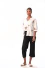 Roman White Floral Embroidered V-Neck Blouse - Image 2 of 6