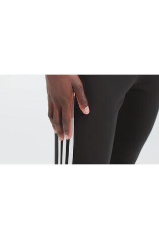 adidas Originals Black 3-Stripe Leggings - Image 2 of 7