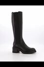 Dune London Black High Leg Tesa Chelsea Boots - Image 2 of 5
