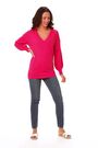 Roman Dark Pink V-Neck Long Sleeve Jumper - Image 2 of 6