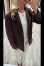Chocolate Brown Faux Suede Jacket - Image 2 of 10
