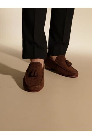 Jones Bootmaker Brown Retford Leather Loafers - Image 2 of 8