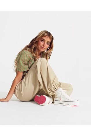 Cream converse womens on sale