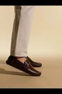 Jones Bootmaker Brown Pascual Leather Moccasins - Image 2 of 6